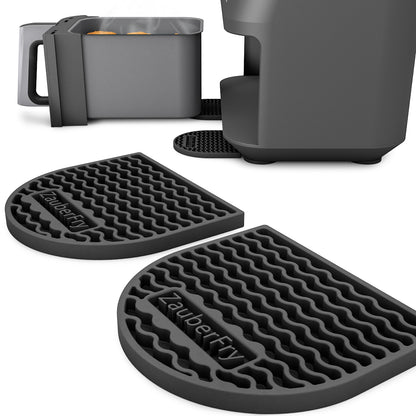 2x Original ZauberFry Silikon Untersetzer kompatibel mit Ninja AF300EU, AF400EU, AF451EU, AF500DE und SL400EU, Hitzeschutz, Lebensmittelecht, Hitzebeständig, platzsparend, Zubehör Heißluftfritteuse