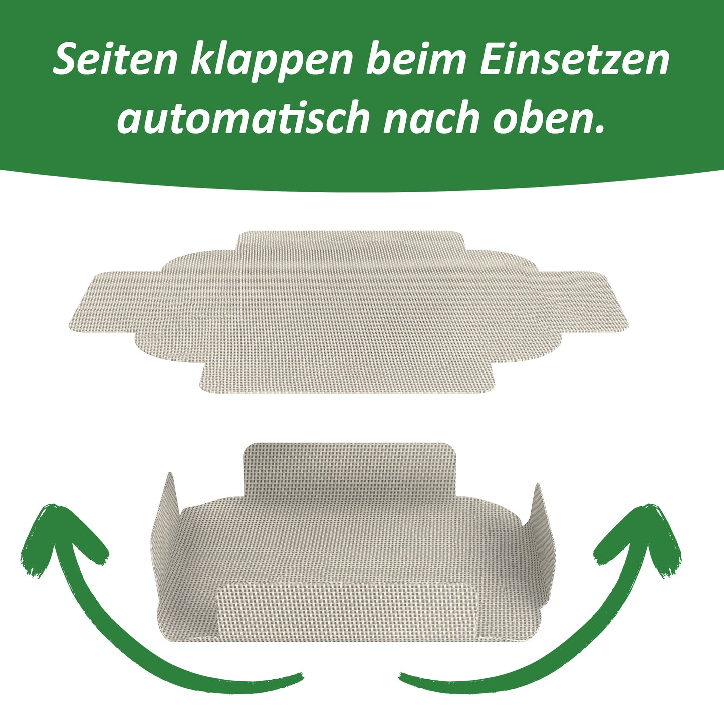 2x ZauberFry Tapis de Cuisson permanent en silicone compatible avec Ninja Foodi AF400EU, AF451EU, AF500DE, antiadhésif, tapis en silicone, adapté aux aliments et résistant à la chaleur, accessoires pour AirFryer 