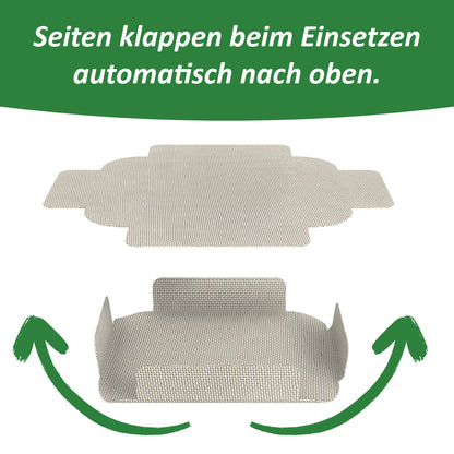 2x ZauberFry Tapis de Cuisson permanent en silicone compatible avec Ninja Foodi AF400EU, AF451EU, AF500DE, antiadhésif, tapis en silicone, adapté aux aliments et résistant à la chaleur, accessoires pour AirFryer 