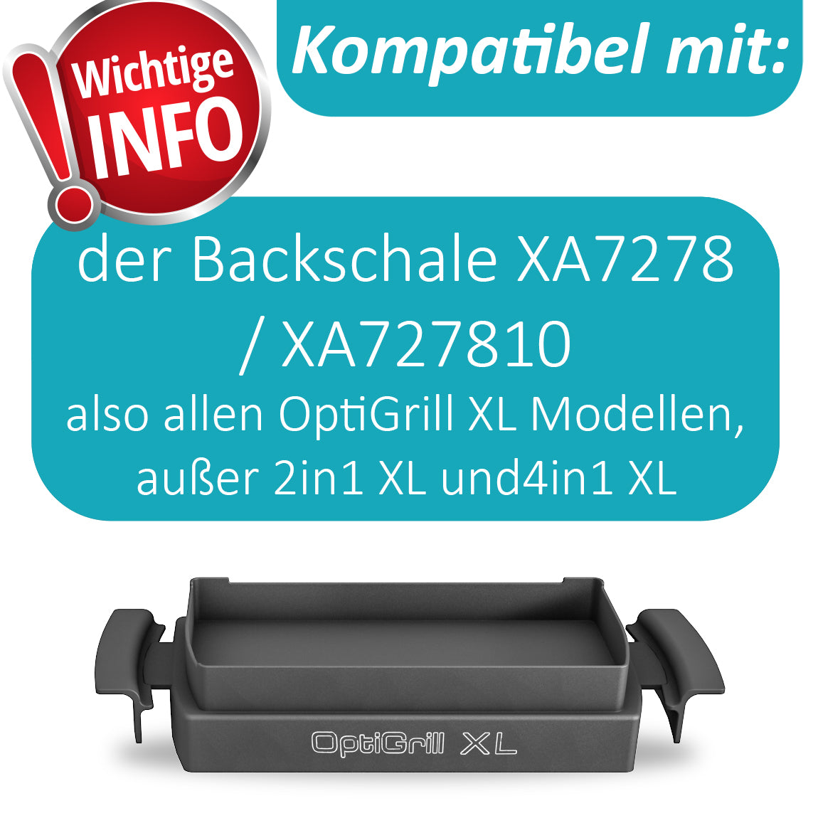 ZauberFry Donuteinsatz kompatibel mit Tefal OptiGrill XL, Elite XL, Plus + XL, Elite Plus XL, Backschaleneinsatz aus Silikon, 8 Donuts, Zubehör (Donuteinsatz, Für OptiGrill XL)