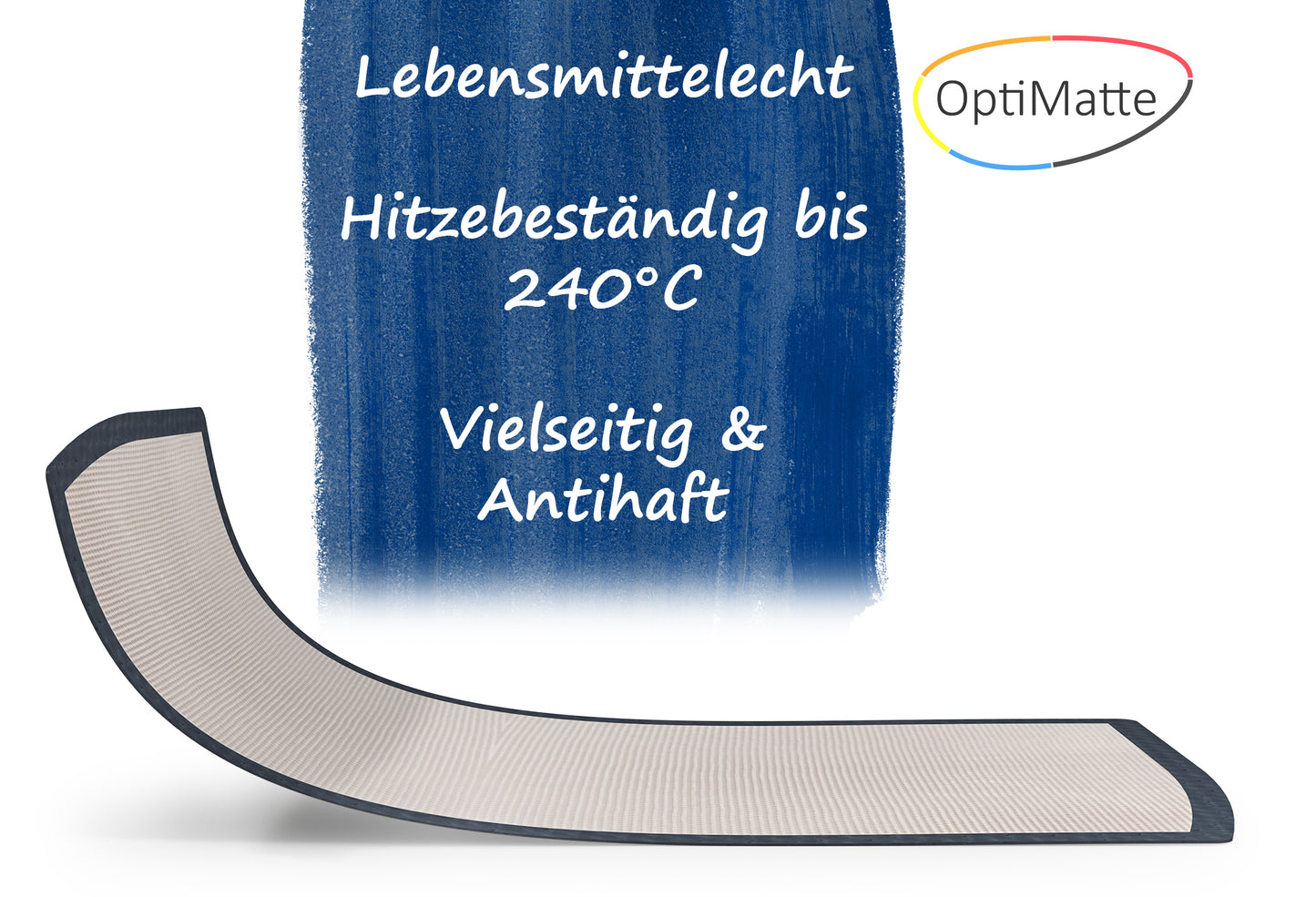 Dauerbackmatte Silikon Backmatte kompatibel mit Tefal Optigrill XL, Antihaftbeschichtung, Silikonmatte, Lebensmittelecht und Hitzebeständig, Zubehör (passend für die große Backschale)