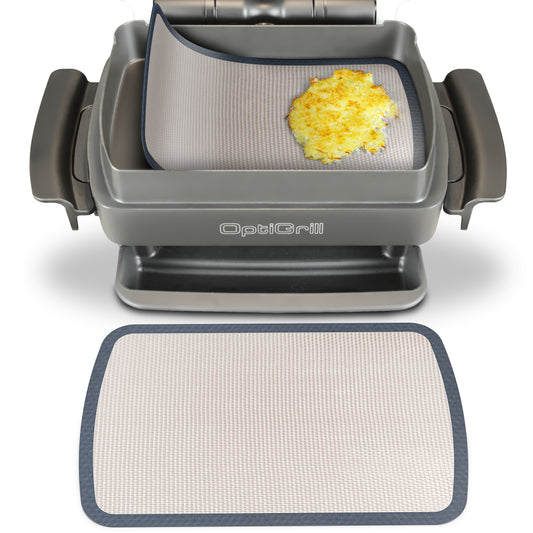 nobellgo Dauerbackmatte Silikon Backmatte kompatibel mit Tefal Optigrill, Antihaftbeschichtung, Silikonmatte, Lebensmittelecht und Hitzebeständig, Zubehör